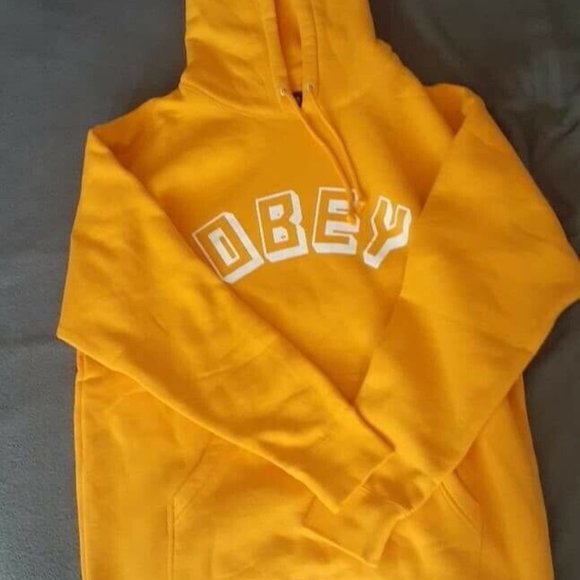 Obey Other - OBEY men’s Hoodie Yellow Size L